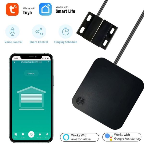 

smart home control tuya wifi garage door switch intelligent app remote conrtrol wireless controller work with alexa google