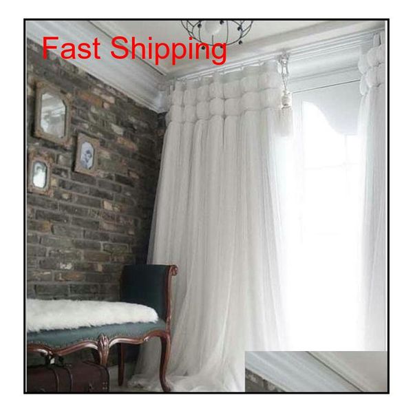 

korean princess style white lant window blackout curtains for living room girls bedding room drapes cotinas pa jlldyo dh_garden