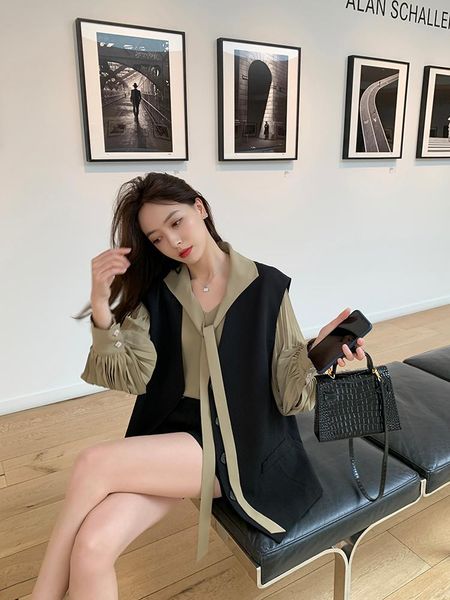 

women's vests fy001, Black;white