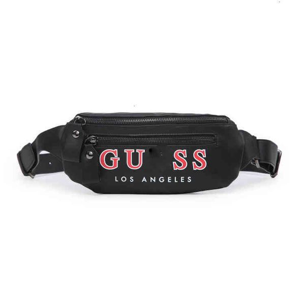 

new double zipper waist bag tide brand gue & ss chest street trend messenger