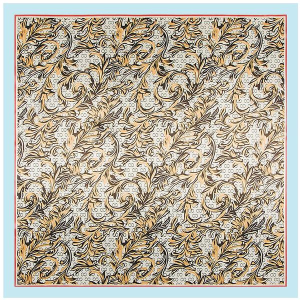 

scarves 90*90cm 2021 fashion four colors pure silk scarf women hand roll-hemmed twill infinity square shawl for gift, Blue;gray