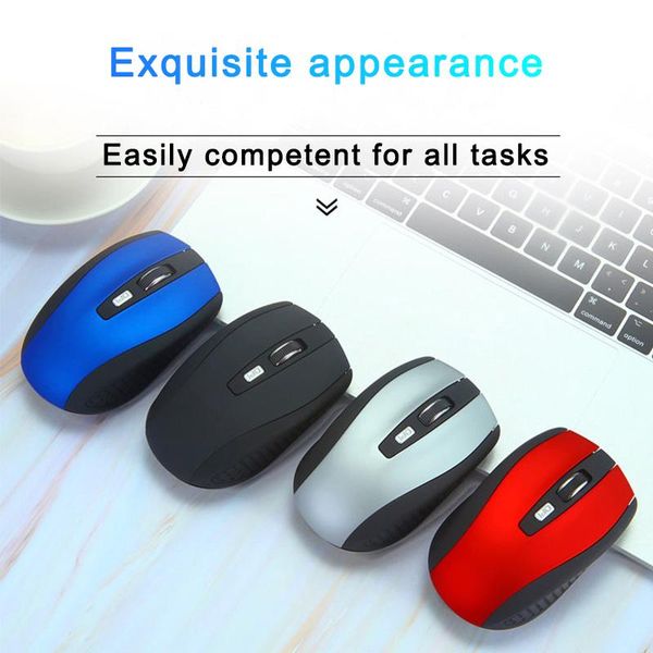 

mice wireless gaming mouse 2.4g 2.4ghz usb adapter trackball home office for pc laptop