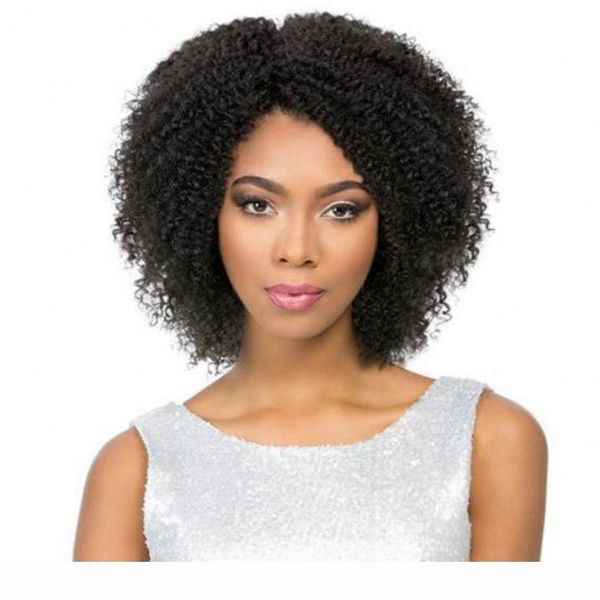 

mongolian human hair curly full lace wig lace front wig for women pre plucked virgin hair wig natural hairline, Black;brown