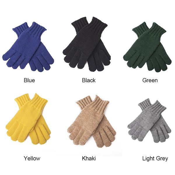 

full fingers knitted gloves warm mitten winter favor for autumn and winter m2