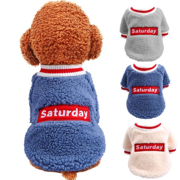 

dog apparel classic warm clothes puppy vest clothing soft costume sweater jacket coat winter fashion outfits for small dogs