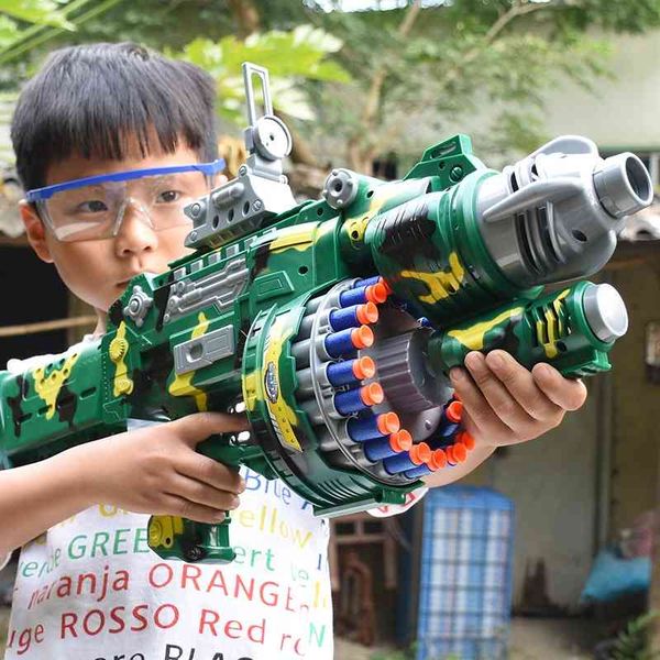 

children's electric continuous fire toy sniper gun boy's sucker 80 soft bullet