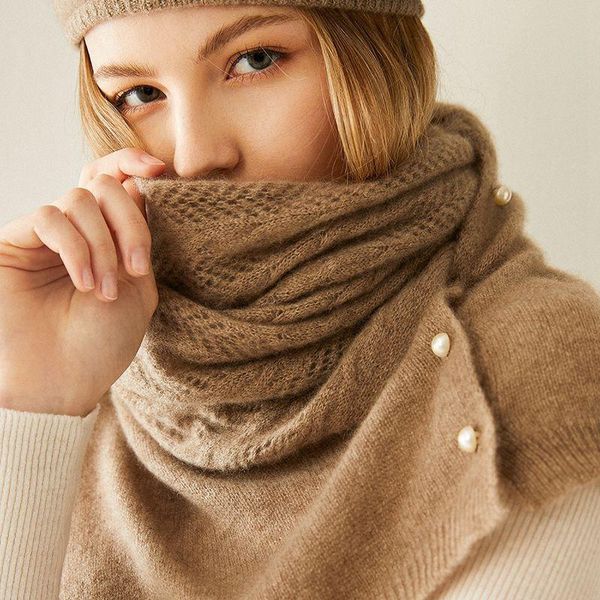 

scarves shuchan 100% cashmere scarf &wrap women solid pashmina winter outdoor keep warm fashion 150cm, Blue;gray