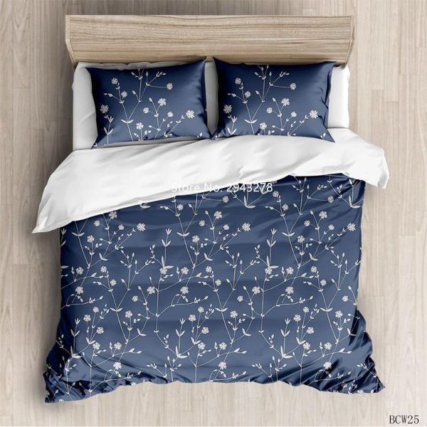 

bedding sets fresh minimalist deluxe full-size duvet covered pillowcase linen children bedroom decor with colorful print
