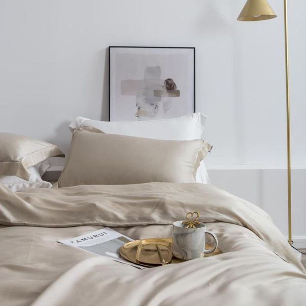 

bedding sets luxury 100% silk 25 momme healthy duvet cover euro bedspread home textile set kids bed linen