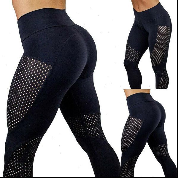 

woman leggings uk women gym anti cellulite compression leggings butt lift elastic pants drop shipping good quality, Black