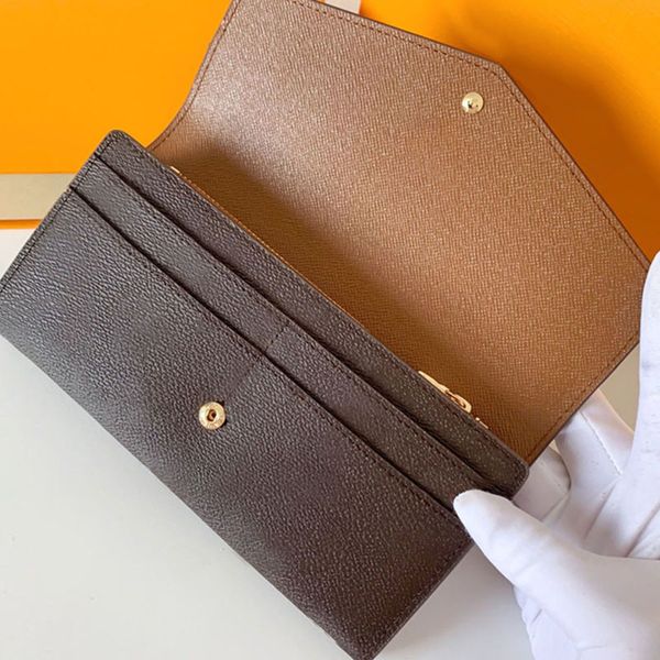 

luxury designer wallets envelope long wallet for women purse coin pocket fashion woman credit card holder multicolor old flower cover haspde, Red;black