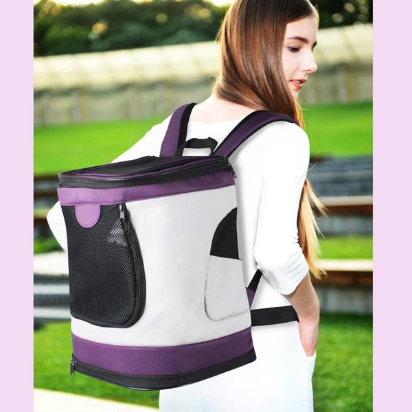 

backpack 2021 portable cat pet travel diagonal breathable bag supplies cross-border