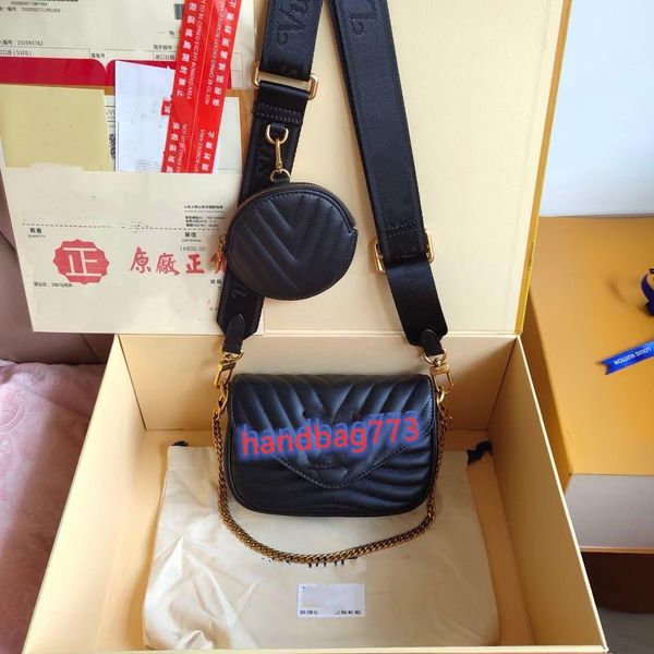 

classic designer women fashion handbags multi pochette new wave shoulder crossbody bag ladies purses 2 pcs purse bags crossbody tote purse