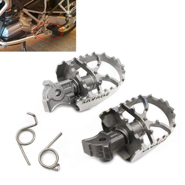 

front footrest wide footpegs for f800gs 2008-2021 adventure stainless steel
