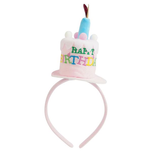 

party hats birthday cake headband baby happy po props decoration candle hairpin