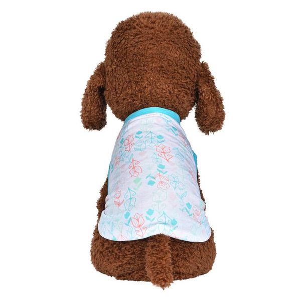 

dog apparel pet vest comfortable breathable flower print cat thin clothing 2021 summer cute yorkshire terrier 9.9