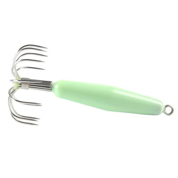 

fishing hooks 1pcs stainless steel luminous squid tackle lures jigs hook 12 pin umbrella type ocs fish pesca