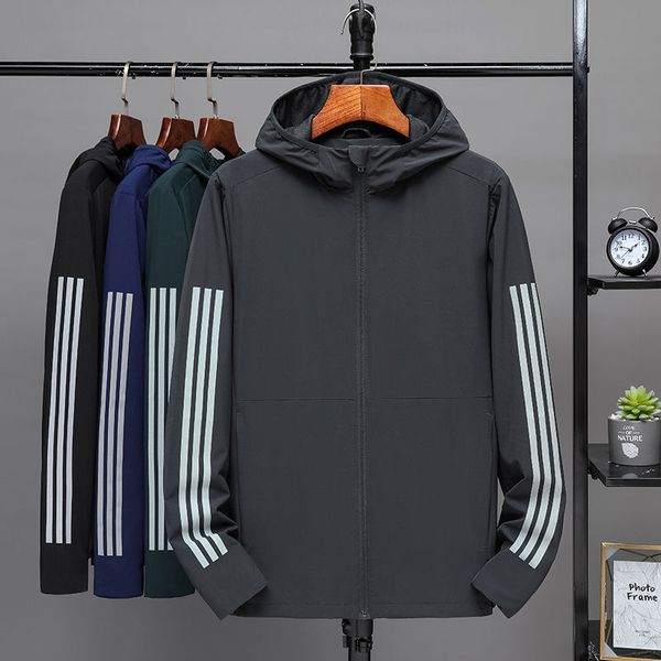 

new mens jacket tracksuit coats spring and autumn hoodie clothing casual add fertilizer to increase fat sweatshirt physical picture