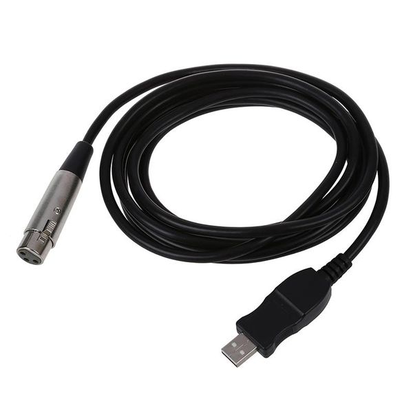 

usb male to 3 pin xlr female microphone mic studio o link cable