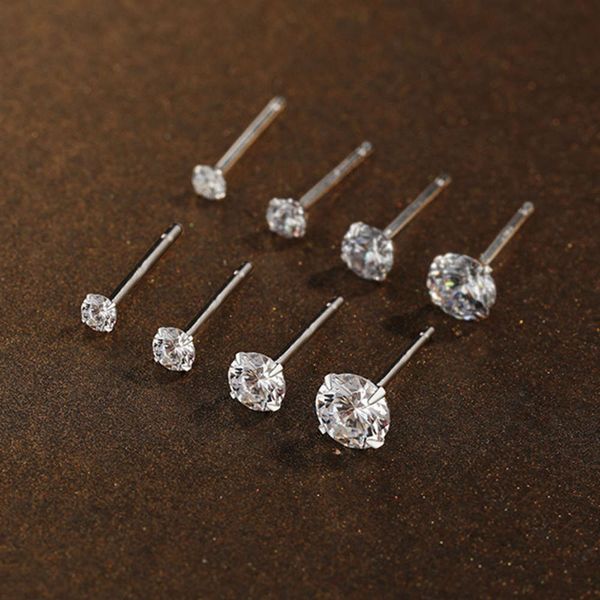 

sterling earrings female version simple temperament claw mini