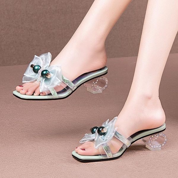 

new fashion summer shoes woman sandals sweet high heel apricot green dress party casual shoes woman gladiator slippers size 42, Black