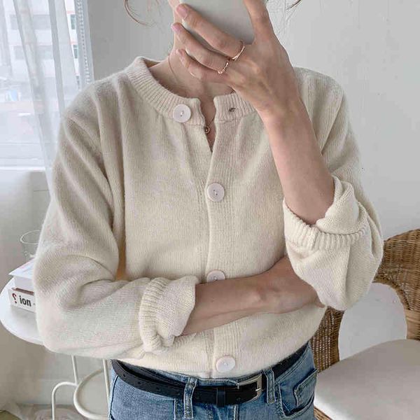

women's jackets colorfaith winter spring knitwear casual stylish knitted button cardigans korean style lady sweaters swc8515 pfm1, Black;brown