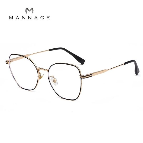 

sunglasses blue llight blocking metal glasses frame women myopia spectacle transparent men optical eyeglasses frames, White;black