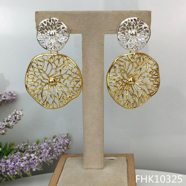 

earrings & necklace yuminglai unique drop for women fhk10325, Silver