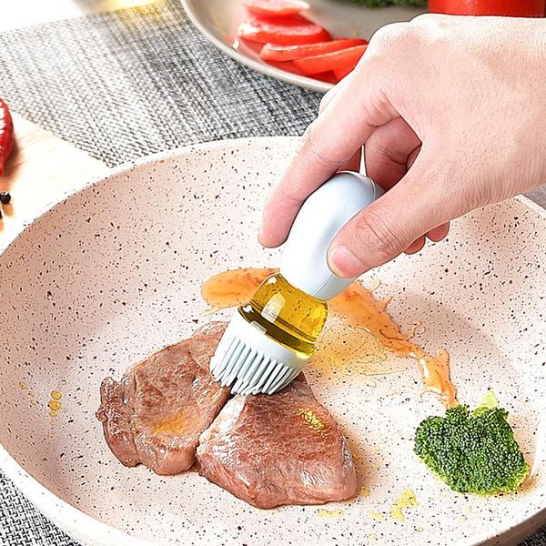 

tools & accessories silicone oil heat-resistant bottle brush quantitative absorption kitchen pancake barbecue food baking