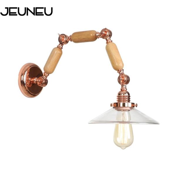 

wall lamp nordic modern simple wooden led e27 220v interior lighting rose gold 3 segments light for living room restaurant
