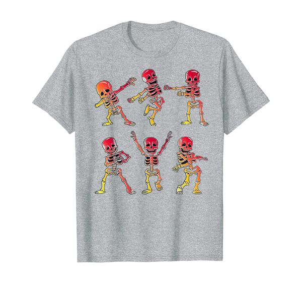 

dancing skeletons dance challenge boys girl kids t-shirt, White;black
