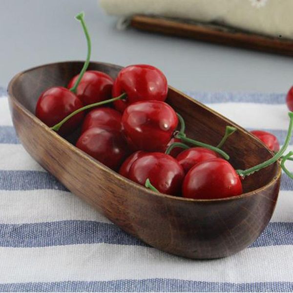 

wooden plates japanese style multi-purpose creative ship shape fruit dishes towel napkin towel holder