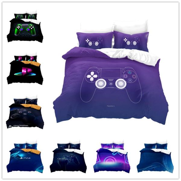

bedding sets 2021 play 3d printed set game duvet cover with pillowcase bed linens home textile twin full  king size
