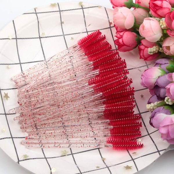 

2021 eyelashes extension disposable makeup eyebrow brush mascara wand applicator eye lashes cosmetic brush set makeup tool