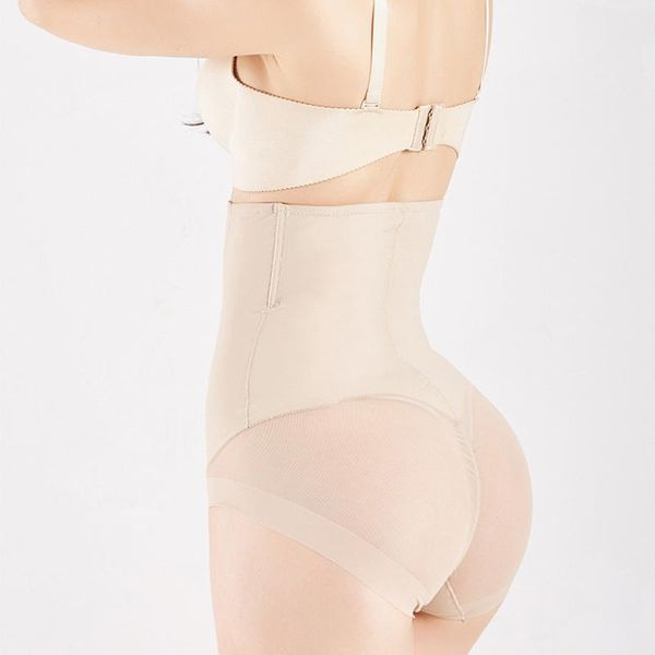 

women's shapers women high waist body shaper panties lace seamless tummy belly slimming shapewear girdle underwear invisible control pa, Black;white