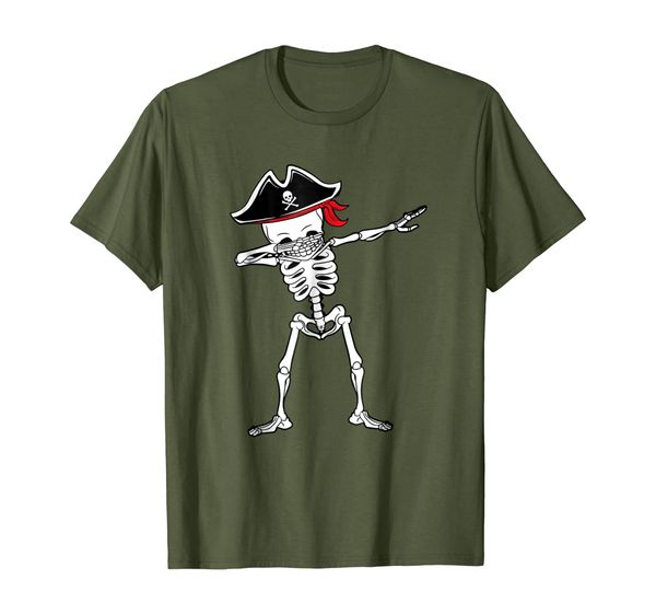 

Dabbing Skeleton Pirate Skull Hat Dab Jolly Roger T-Shirt, Mainly pictures