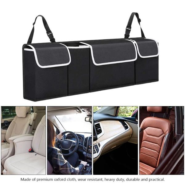 

car organizer 1/2 pcs backseat bag durable waterproof storage seat hanging pouch back interior accessories automobile
