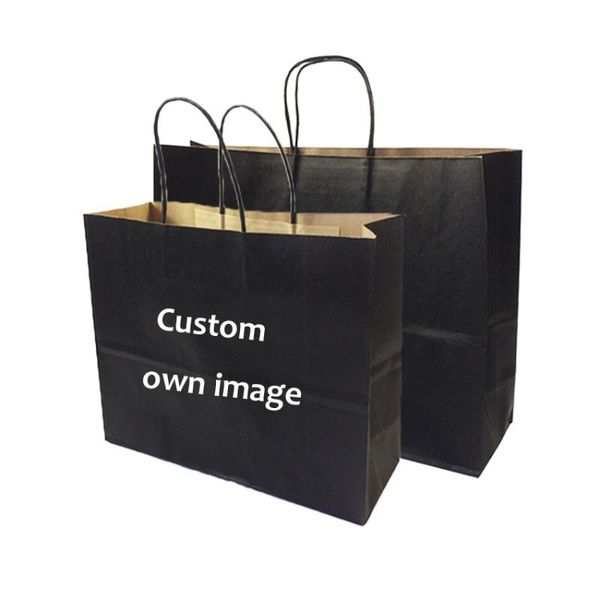 

gift wrap custom print take away fashion paper bags with your own logo