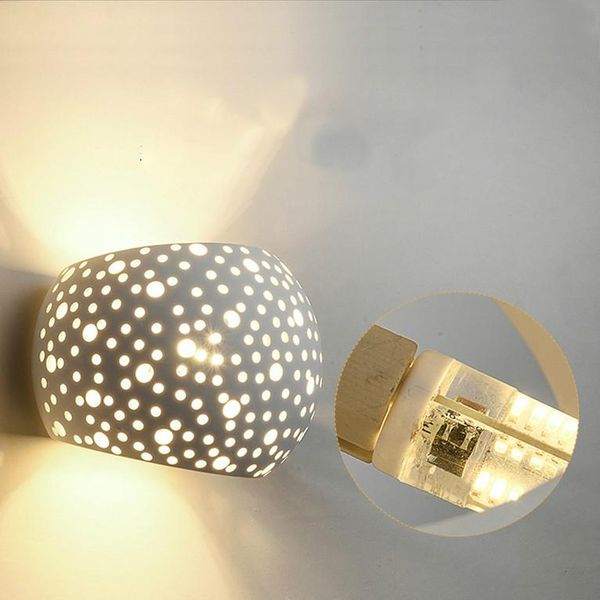 

modern wall lamp simple wall lights plaster body simple wandlamp for aisle corridor bedroom light fixtures lamparas de pared