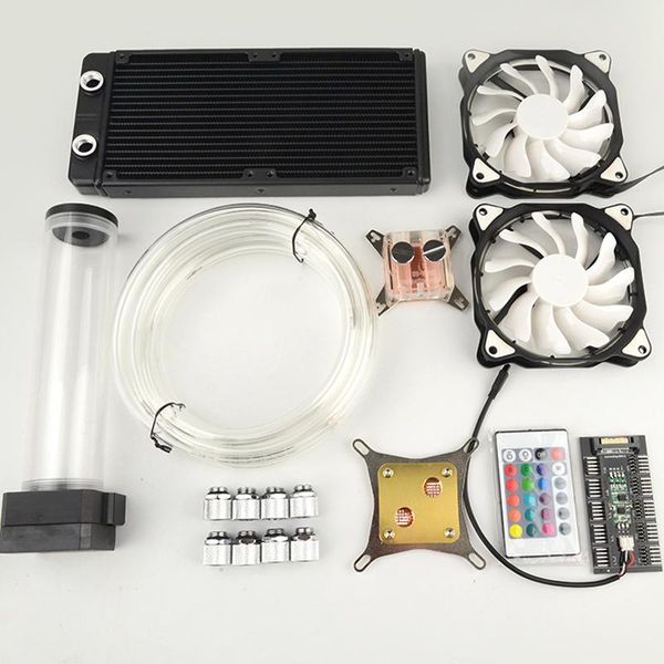 

fans & coolings ococoo water cooling kit intel cpu gpu diy computer liquid cooler radiator accessories case