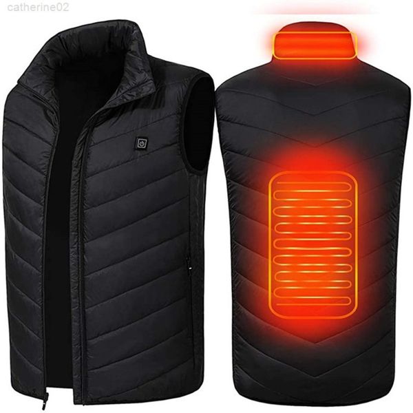 

outdoor heated clothing hooded cardigan mens,men long et winter, Black