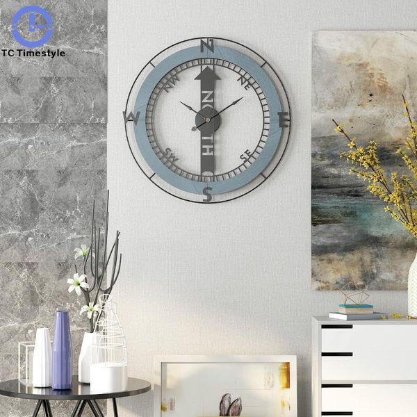 

wall clocks clock bedroom home living room decoration minimalist silent 50cm large nordic decor quartz modern office numeral watch