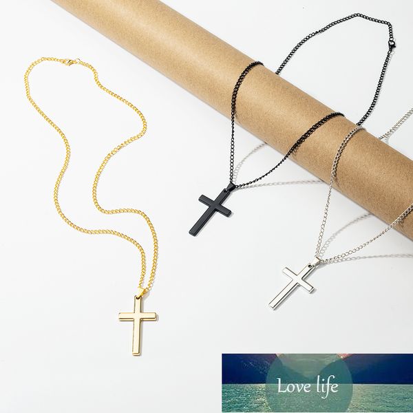 

vintage punk chains on the neck unusual necklace crosses pendant necklaces for women choker goth accessory trend jewelry Â factory price expe, Silver
