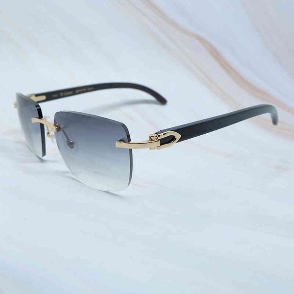 

2022 factory wholesale large square make sunglasses men glasses women random buffalo horns glass vintage eyewear, White;black