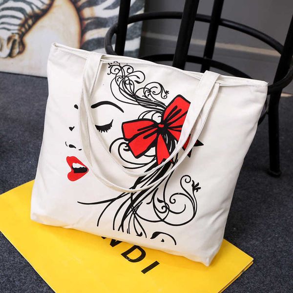 

cartoon canvas shopping women's shoulder hand bag special price