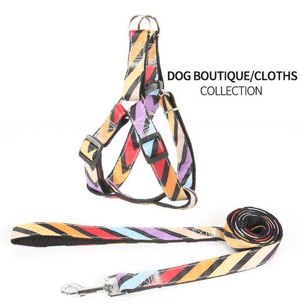 

dog collars & leashes harness adjustable vest breast-band breathable everything for small puppy lead dogs leash collar pet products accessor
