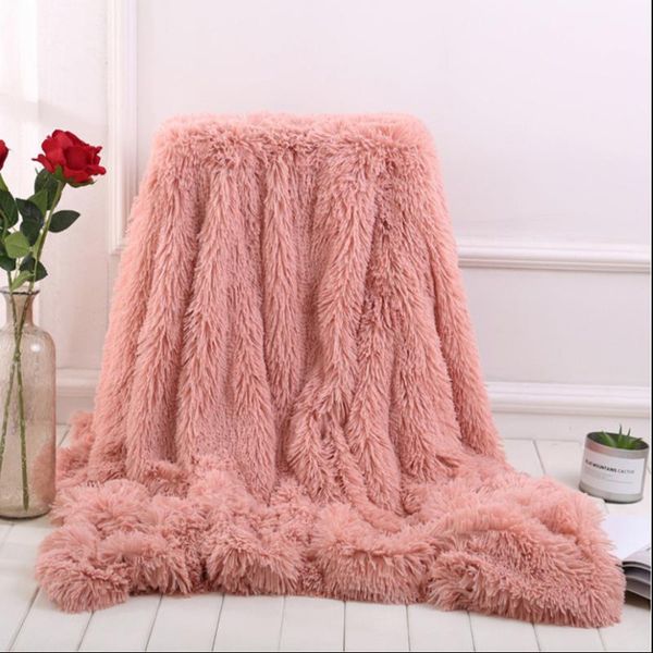 

blankets soft warm bedding throw blanket plush fluffy faux fur bedspread bed sheet home decor comfortable