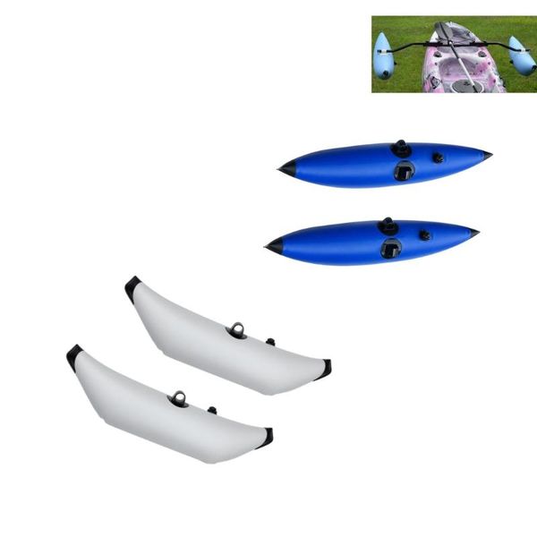 

1 pair deluxe pvc inflatable stabilizer kayak canoe boat fishing accessories