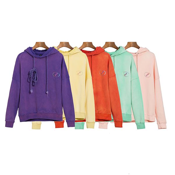 

2021 new 20ss hiphop we11done men women oversize pullover hoodies leisure sweatshirts letter printing cotton five colors 57, Black