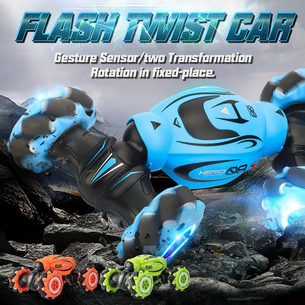 

2021 boy's cool xmas rc car 1:16 off road remote control 4wd gesture induction car for kids new intelligent induction toy f